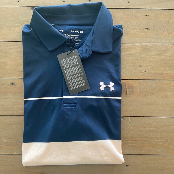 Men’s UnderArmour golf polo (S) - Picture 1 of 4